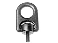 Te-Co, Tuff Forged Swivel Hoist Rings Swivels 360 Degrees, 180 Degrees Pivot, 3/8-16", 1000 lb, 12 lb-ft