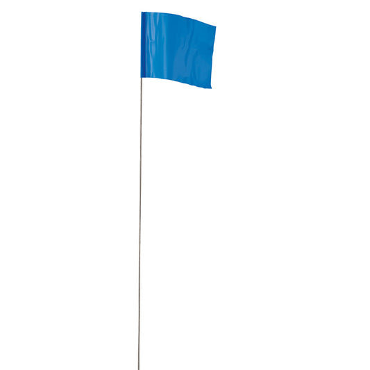 Empire® 2.5 In x 3.5 In Blue Flag Stakes, 500/PK