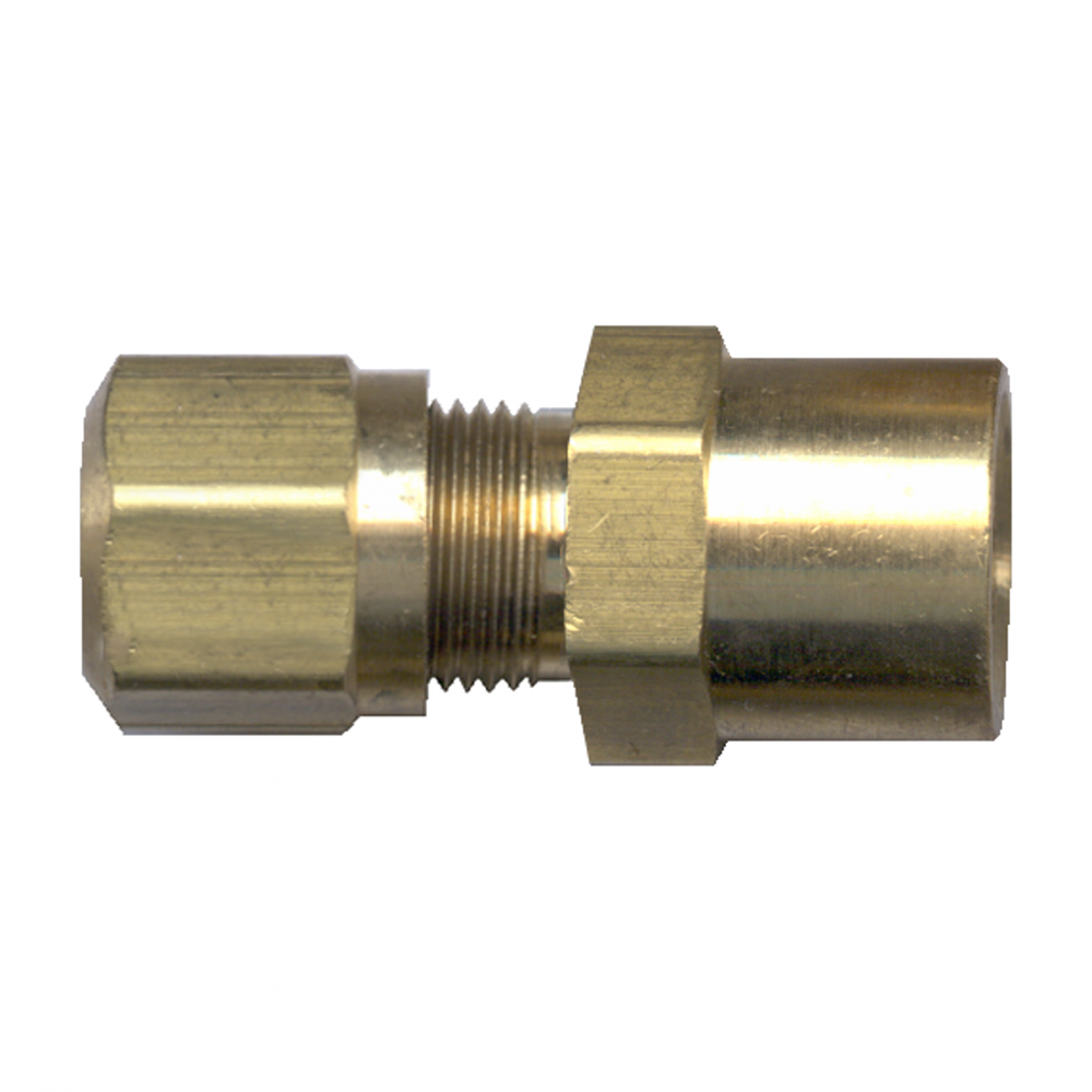 Raccord de tuyau femelle à 90° pour tube de frein pneumatique DOT J844D, laiton, 1/2 tube x 1/2 tuyau