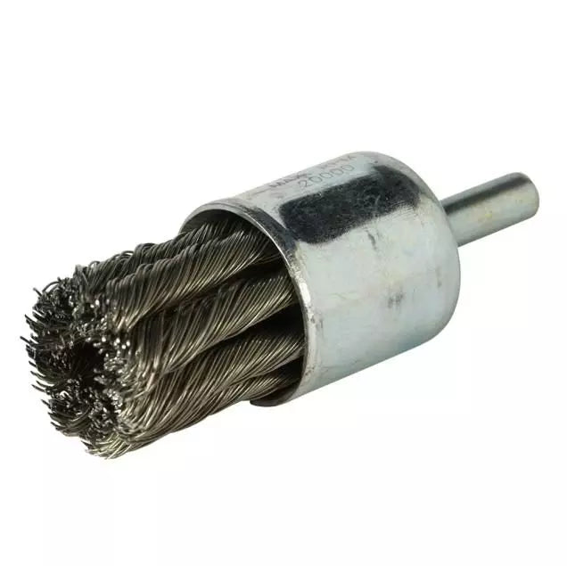 BlueFire Carbon Steel Crimped Wire End Brush 3/4 x 0.014 x 1/4 x 1 In.