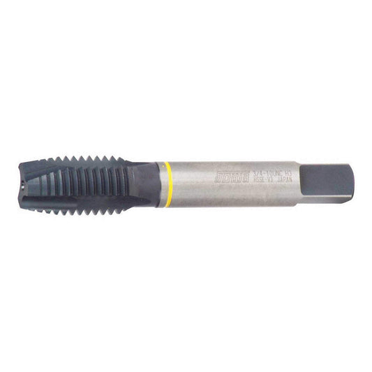 Spiral Flute Tap, Black Oxide Finish, 3-3/8 L, 1/2" - 13 Thread Size