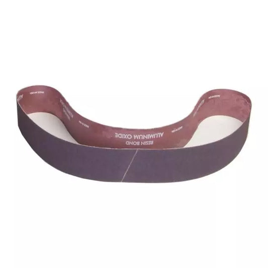 Metalite Coated Deburring, Grinding, Polishing, Shaping Belt - 120 Grit, Aluminum Oxide Material, Cloth Backing Material, 48 in X 6 in