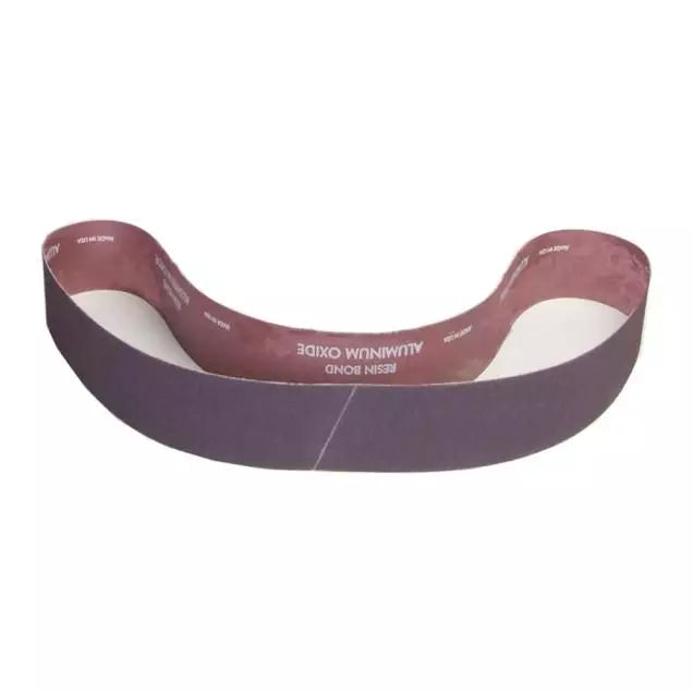 Bande d'ébavurage, revêtement Metalite - Grain 180, oxyde d'aluminium, matériau de support en tissu, 42 po X 1 po