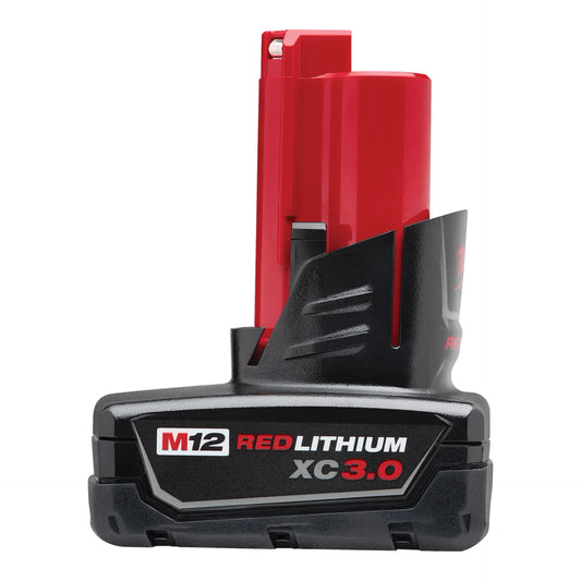Milwaukee 12v Extended Capacity 3.0ah Battery, Air Version