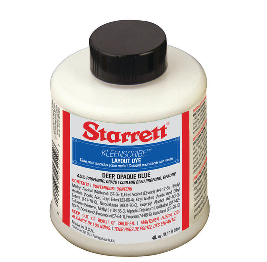 Bouteille en plastique de 4 oz (0,1 litre) de colorant pour tracé Kleenscribe