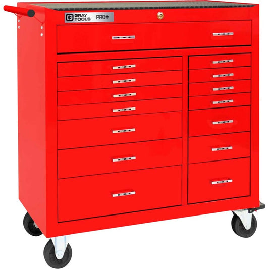 PRO+ 15 Drawer Roller Cabinet - 42" x 18"