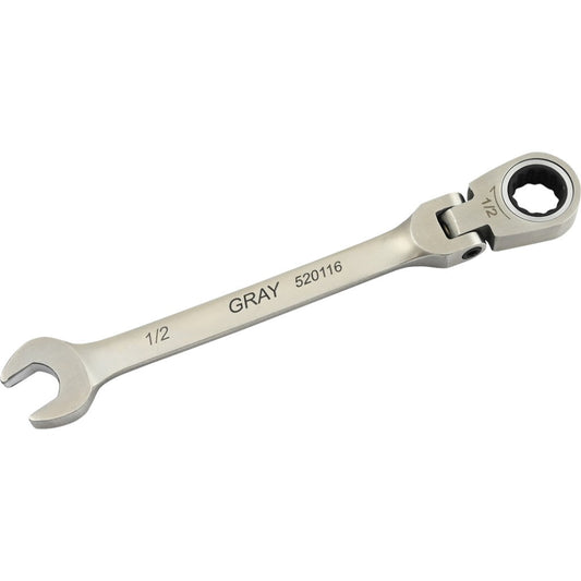 Clé à cliquet - 1/2", mixte, tête flexible