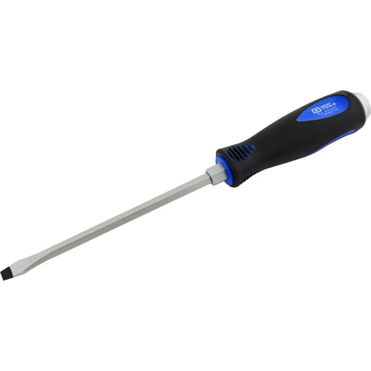 Heavy-Duty Comfort Grip Slotted Screwdriver - High Torque