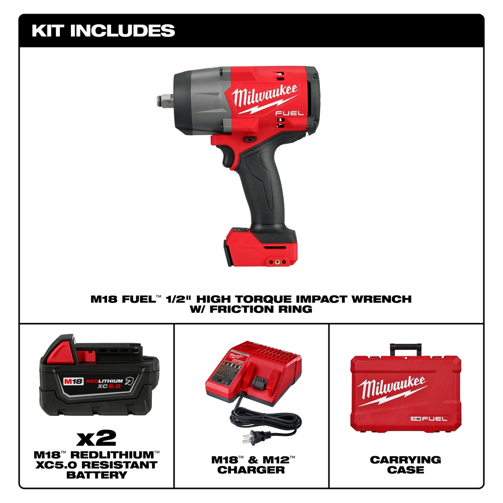 M18 Fuel Impact Wrench 1/2in Friction Ring Kit