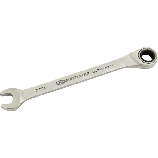 Combination Wrench - 7/16", Fixed Head