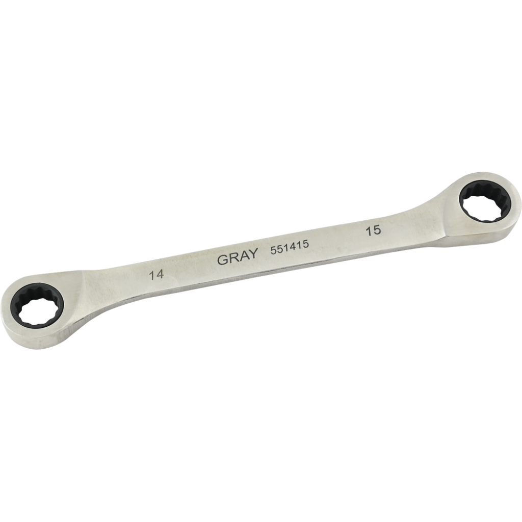 Double Box Wrench - 14 x 15mm, Fixed Head