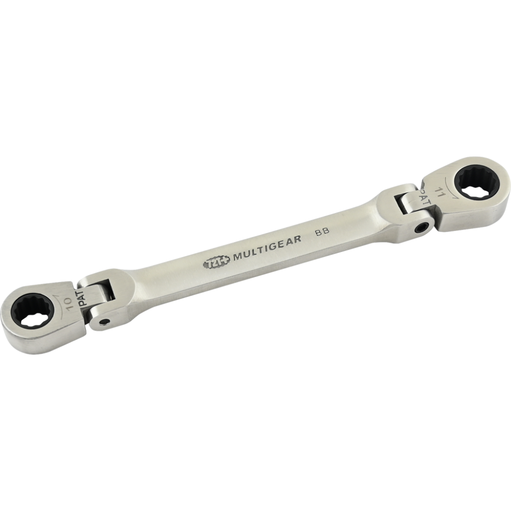 Double Box Wrench - 12 x 13mm, Flex Head