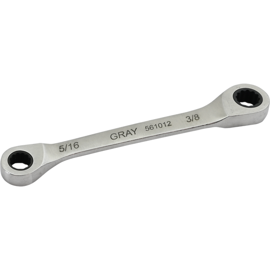 Double Box Wrench - 5/16" x 3/8", Fixed Head