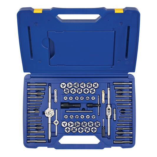 IRWIN Tap And Die Set Machine Screw/SAE/Metric 76-Piece
