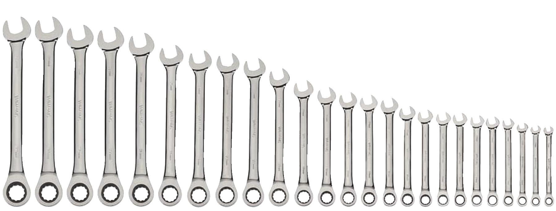 Jeu de 25 clés mixtes à cliquet, de 6 mm à 32 mm