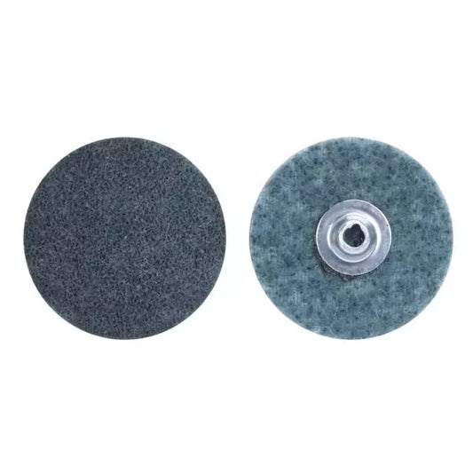 Disque à changement rapide Bear-Tex - Diamètre du disque de 2 pouces, matériau abrasif en oxyde d'aluminium, couleur bleue