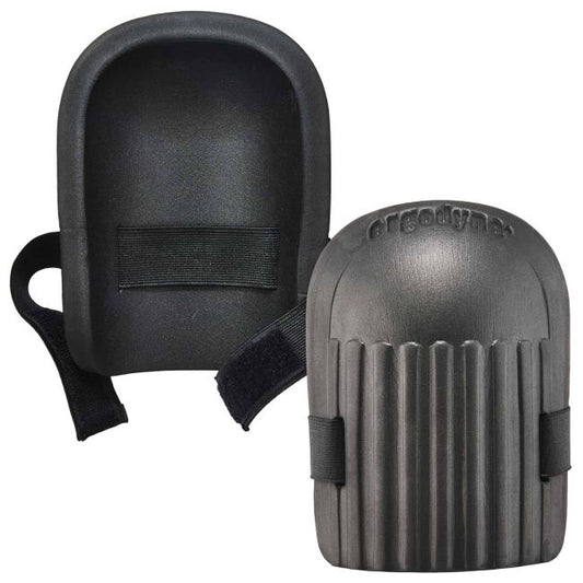 200 Black Light Duty Knee Pads Short Cap