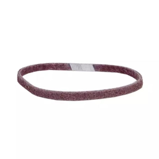 Non-Woven Polishing Belt - Aluminum Oxide Material, 18 in Belt Length, 1/2 in Belt Width