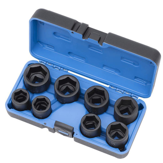 8 PC 3/4" DR SAE Impact Socket Set - 6 Point