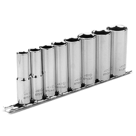 8 PC 3/8" DR Deep SAE Socket Set - 6 Point