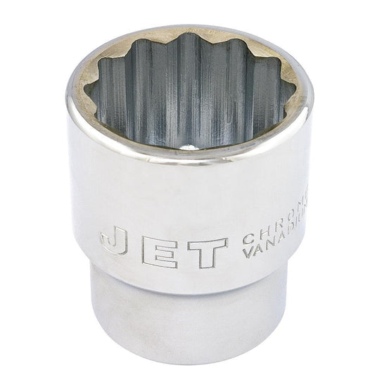 3/4" DR x 1-1/2" Regular Chrome Socket - 12 Point