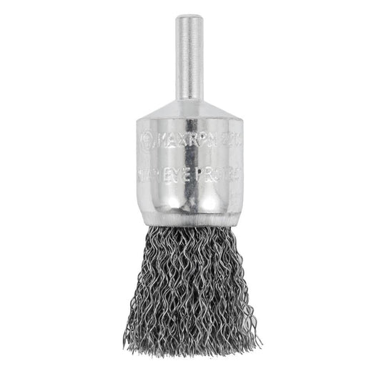 3/4 x 1/4" Shaft Mounted Crimped End Brush