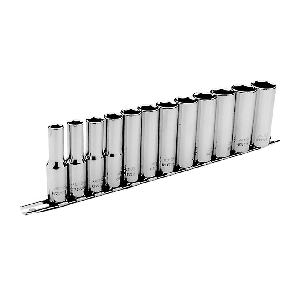 12 PC 3/8" DR Deep Metric Socket Set - 6 Point