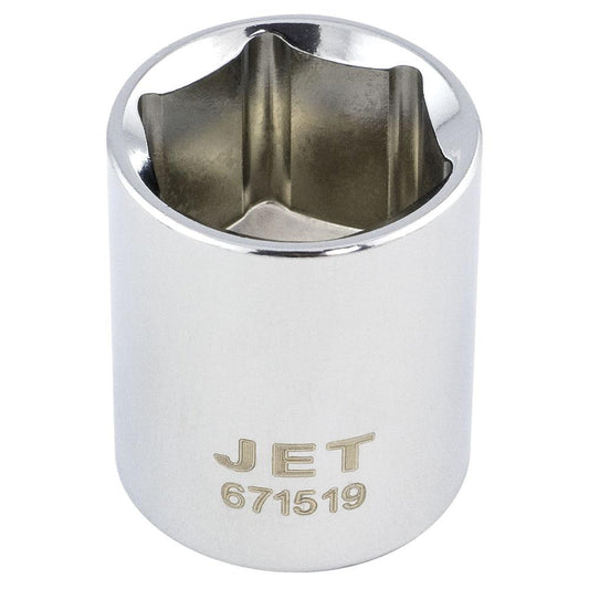 3/8" DR x 19mm Regular Chrome Socket - 6 Point