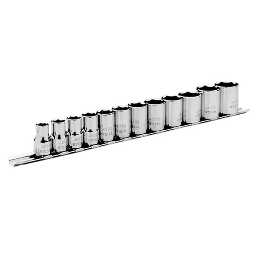 12 PC 3/8" DR Metric Socket Set - 6 Point