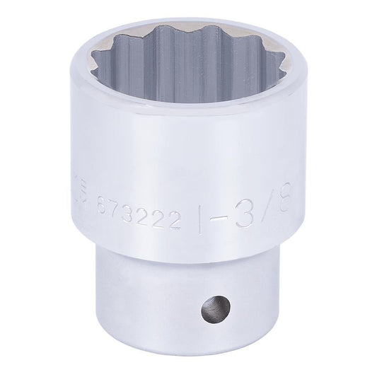 3/4" DR x 1-3/8" Regular Chrome Socket - 12 Point