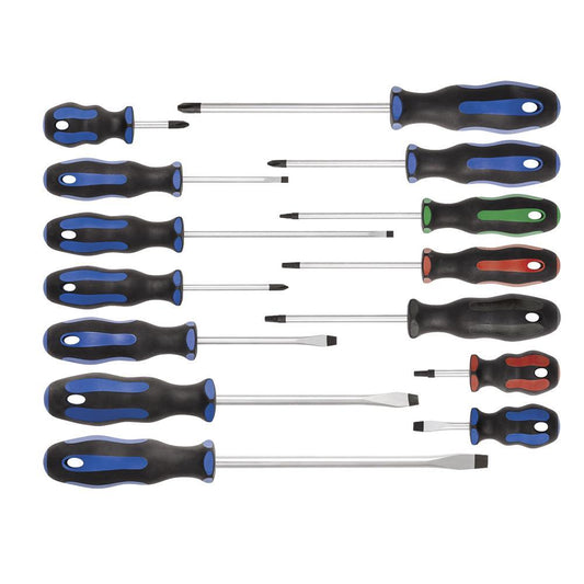 14 PC Ergonomic Screwdriver Set