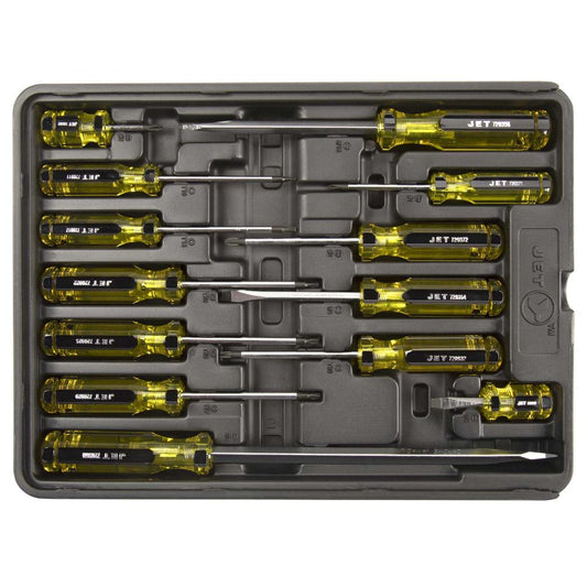 13 PC Jumbo Handle Mechanic's Screwdriver Set