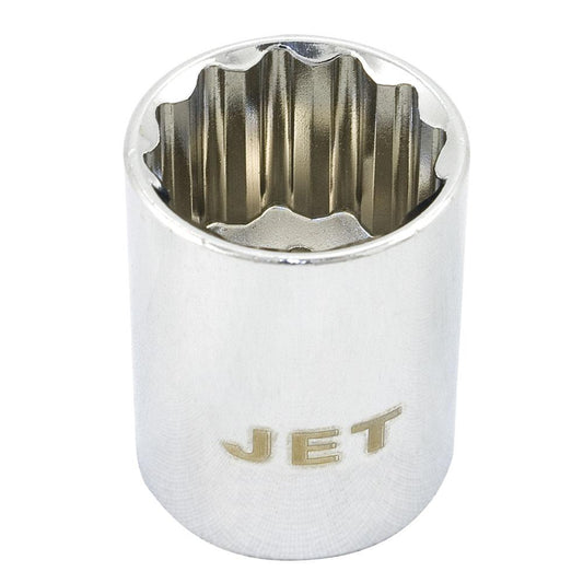 1/2" DR x 1-1/8" Regular Chrome Socket - 12 Point