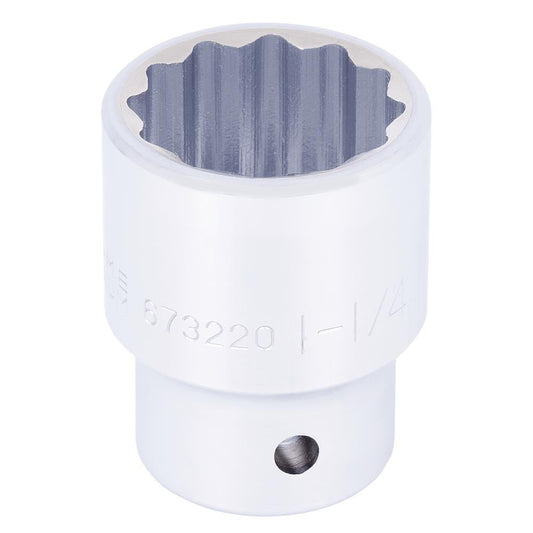 Douille standard chromée 3/4" DR x 1-1/4" - 12 pans
