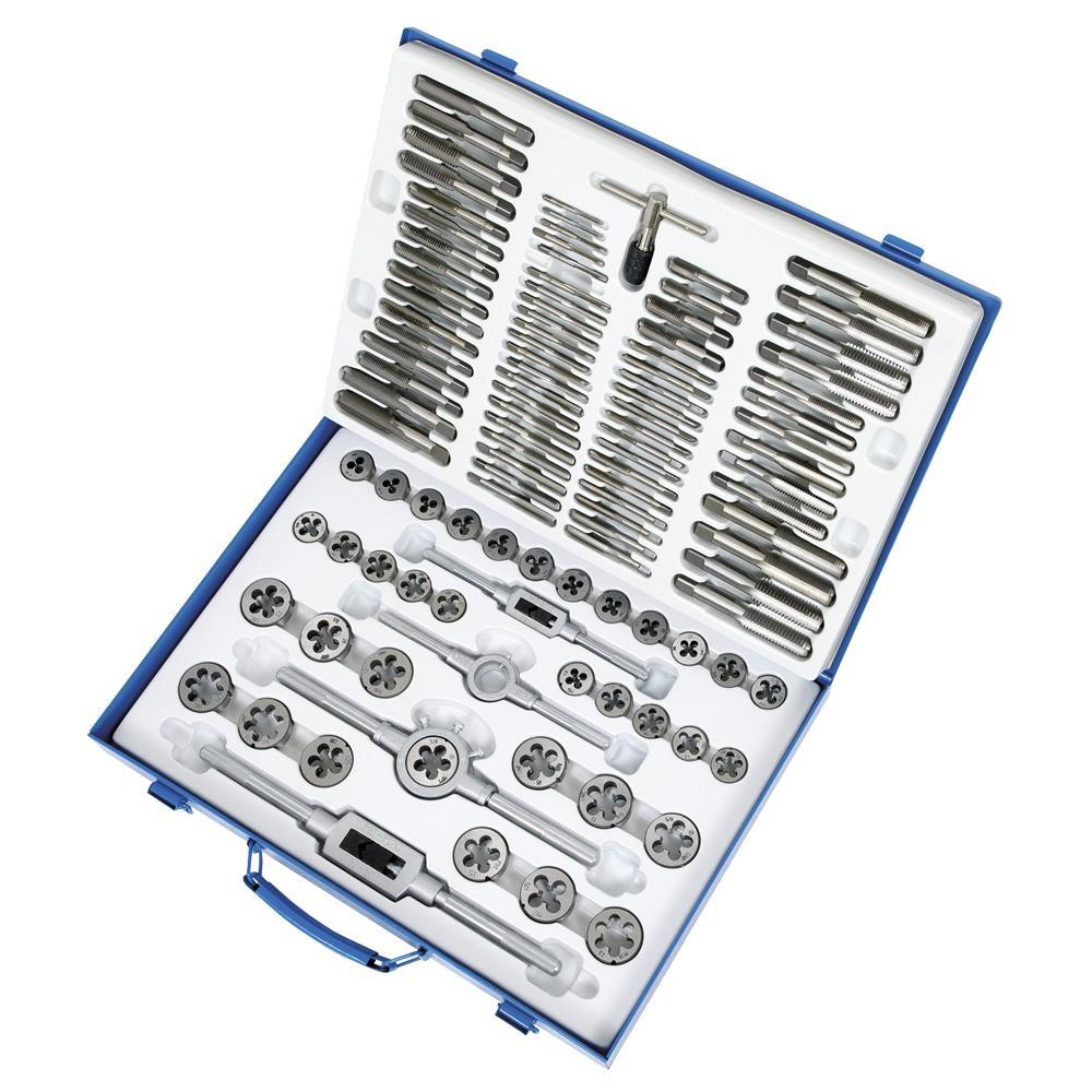 110-Piece SAE/Metric Alloy Tap and Die Premium Set