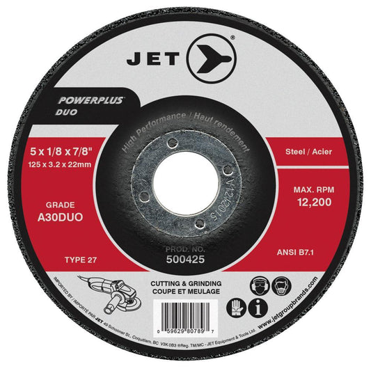 5 x 1/8 x 7/8 A30DUO POWERPLUS DUO T27 Cutting/Grinding Wheel