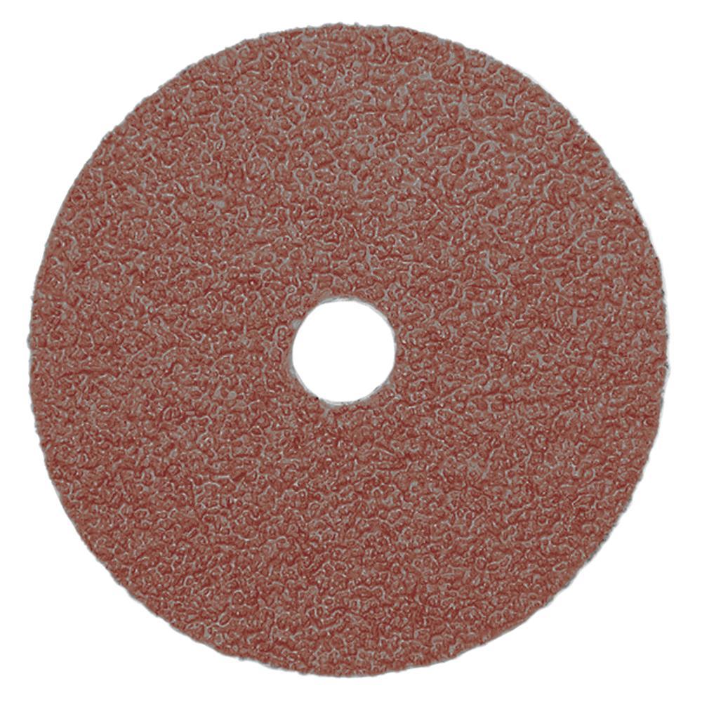 5 x 7/8 A36 Aluminum Oxide Resin Fibre Sanding Disc