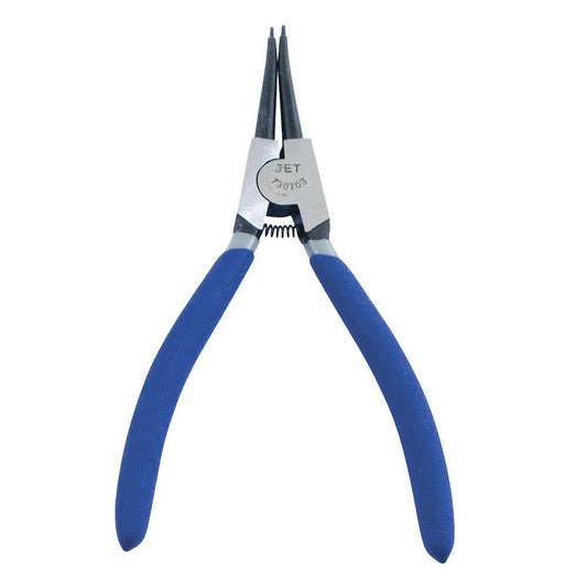 Pince à anneau élastique externe droite de 7 po