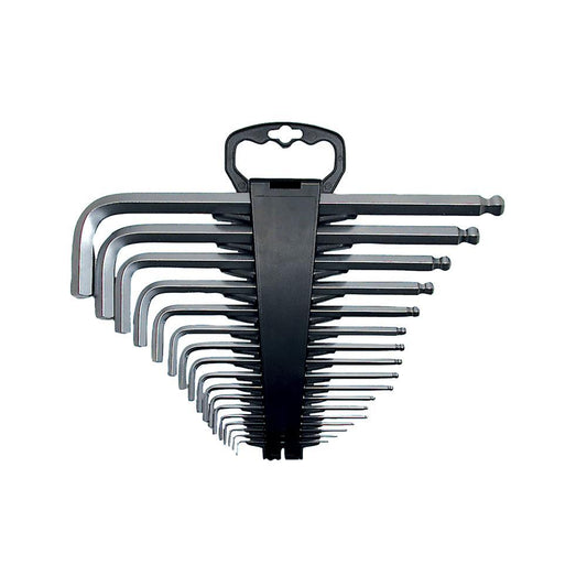 17 PC SAE Jumbo Ball Nose Hex Key Set