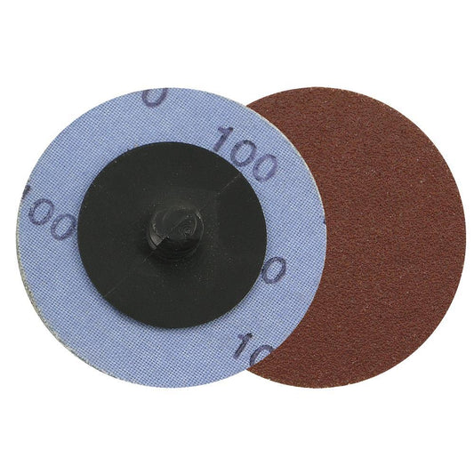 2" A100 Aluminum Oxide Cloth Back Sanding Disc - Type R Mount