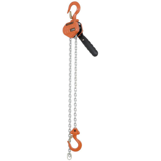 Palan à chaîne à levier de 1/2 tonne et 5 pi de levage de la série KLP - Usage intensif