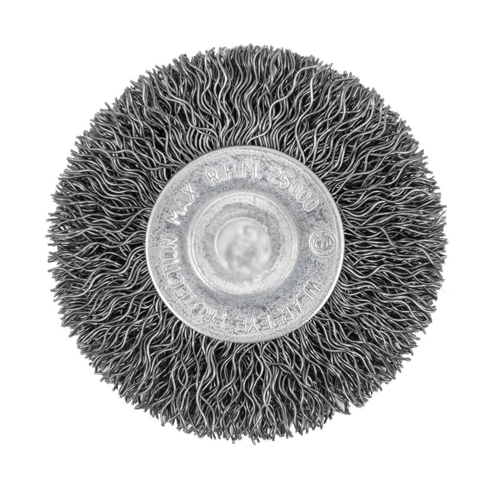 2 x 1/4" Brosse radiale sertie montée sur arbre Modèle ER200-12