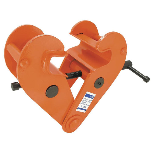 5 Ton Beam Clamp With Locking Screw - Heavy Duty