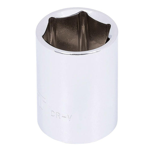 1/2" DR x 5/8" Regular Chrome Socket - 6 Point