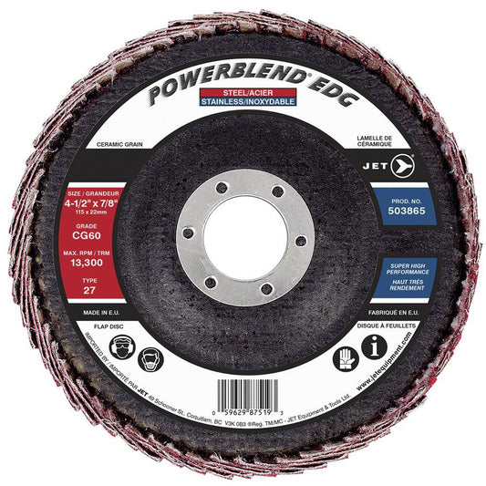 4-1/2 x 7/8 CG60 POWERBLEND EDG Flap Disc