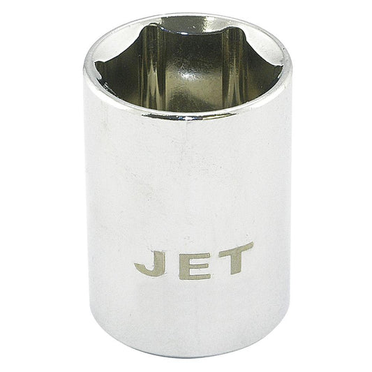 1/2" DR x 15mm Regular Chrome Socket - 6 Point