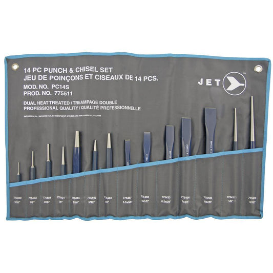 Ensemble de poinçons et de burins 14 pièces