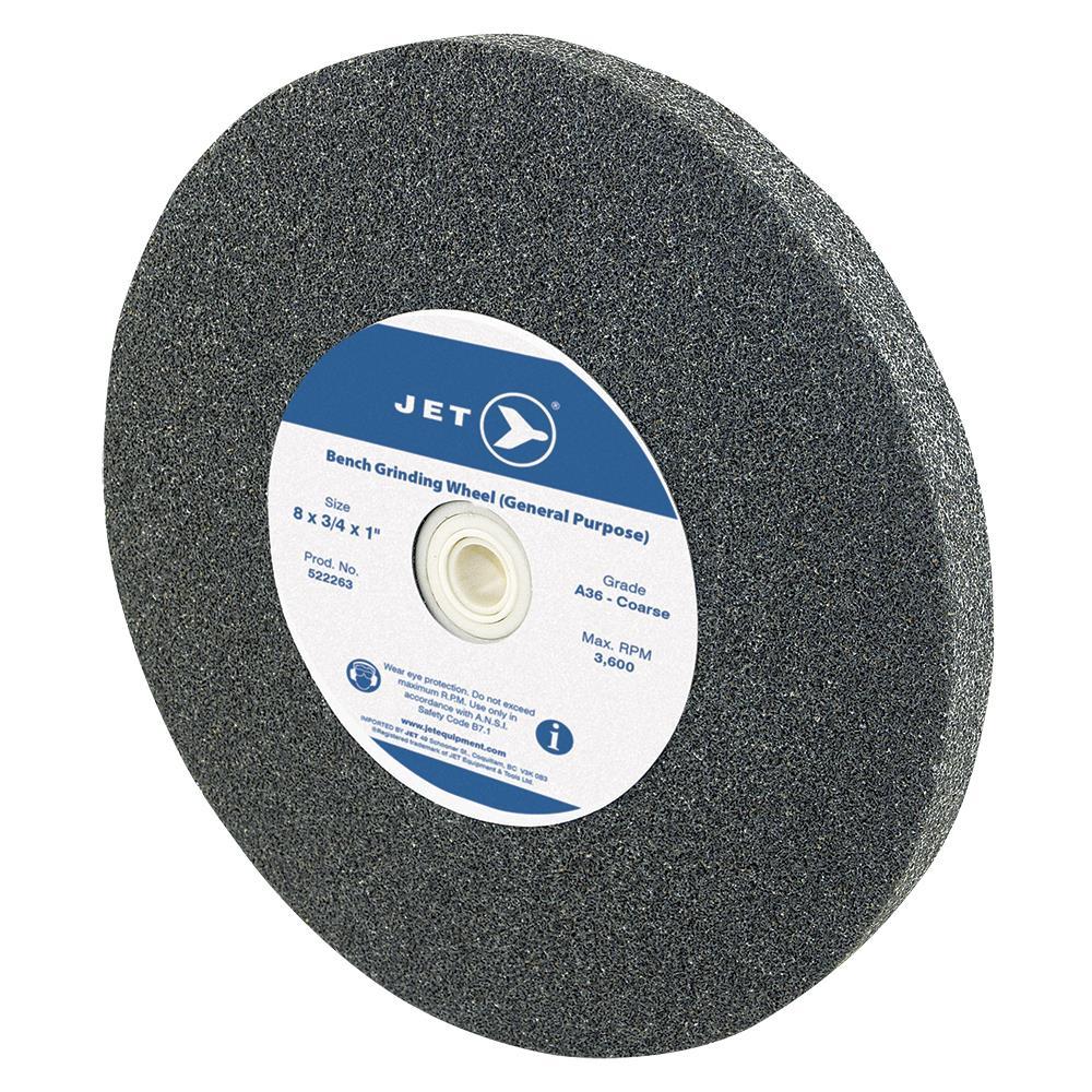 8 x 3/4 x 1 A36 Bench Grinding Wheel