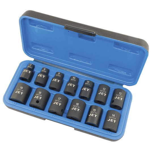 13 PC 3/8" DR Metric Impact Socket Set - 6 Point
