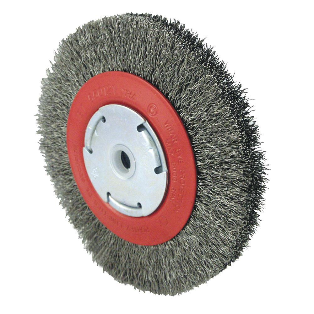 Brosse à fils ondulés 6 x 7/8